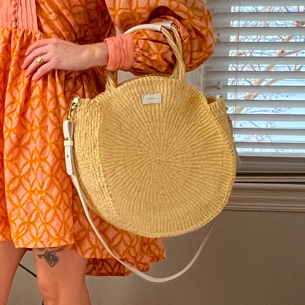 Clare V Tan Woven Tote